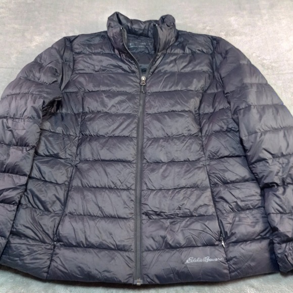 Eddie Bauer Other - Eddie Bauer EB650 Down‎ Puffer Quilted Men's Black Jacket Size XL Packable Coat